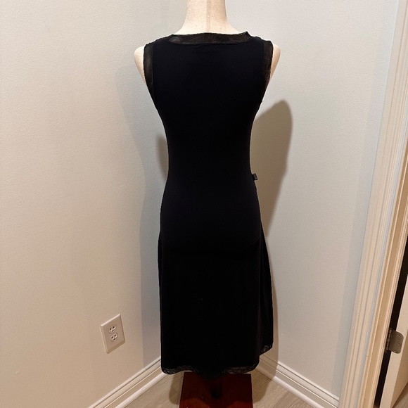 Moschino Jeans Sporty Dress in Black, Size 8 with Mesh Detailing - Picture 2 of 5